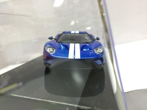 IXO 1/43 FORD GT 2017 BLUE (MOC205) (32608) (PIU50)