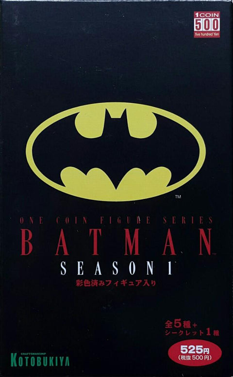 KOTOBUKIYA 89090 壽屋 一枚硬幣人偶系列 蝙蝠俠 第一彈 蝙蝠俠 羅賓 小丑女 小丑 貓女 盒蛋套裝 連隱藏版 ONE COIN FIGURE SERIES BATMAN SEASON 1 BATMAN ROBIN HARLEY QUINN THE JOKER CATWOMAN SET WITH SECRET (BUY-MC) 存