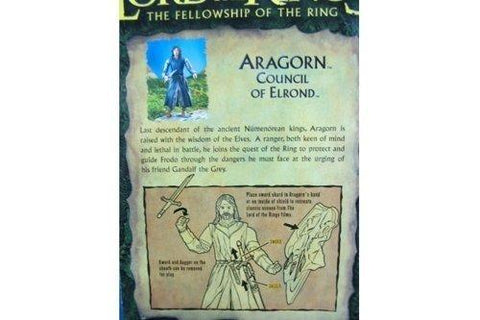 TOY BIZ 81631 魔戒 魔戒現身 亞拉岡 LORD OF THE RINGS ARAGORN COUNCIL OF ELROND (LOTR)