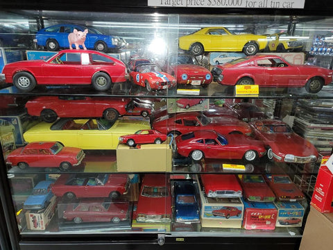 日本生產日本製造懷舊絕版日本車款鐵皮車 tin toy