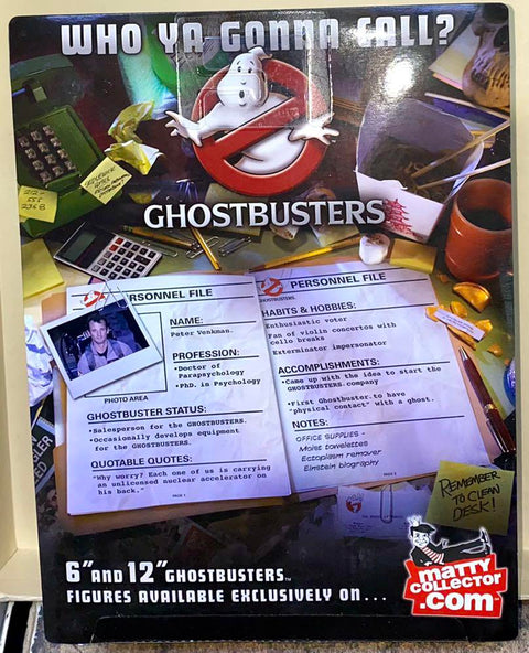 C926-599 MATTEL 83623 GHOSTBUSTERS 捉鬼敢死隊 ADULT COLLECTOR PETER VENKMAN 6” FIGURE