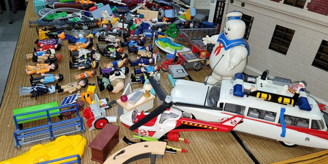 Playmobil ghostbusters捉鬼敢死隊 police station警察局 等等 棉花鬼 lot