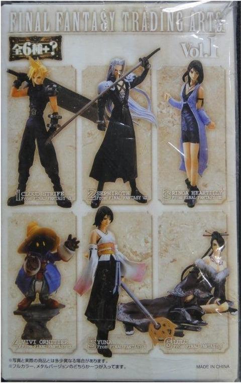 SQUARE ENIX FINAL FANTASY TRADING ARTS 最終幻想 金屬色版 古蘭特 錫菲羅斯 莉諾雅 比比 優娜 露露 BUY-40343