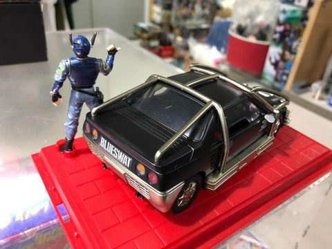 BANDAI BLUE SWAT 系列 EX STRIKER CV-01 戰車 (已砌) MAZDA AZ-1 BLUESWAT (店)