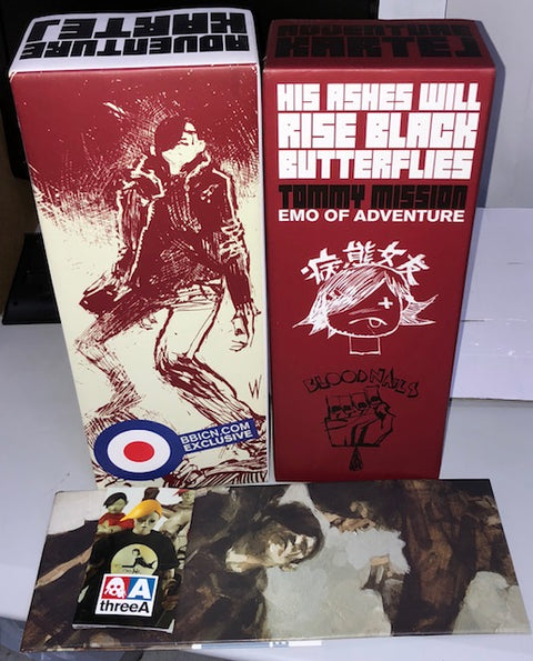3A THREEA AK02B BLOOD NAILS TOMMY MISSION ADVENTURE KARTEL KARTEJ EMO OF ADVENTURE! HIS ASHES WILL RISE BLACK BUTTERFLIES