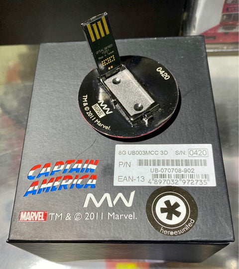 HEROES UNITED CAPTAIN AMERICA SHIELD MARVEL 8G USB STRAP ( ICARUS/PA-0店 )