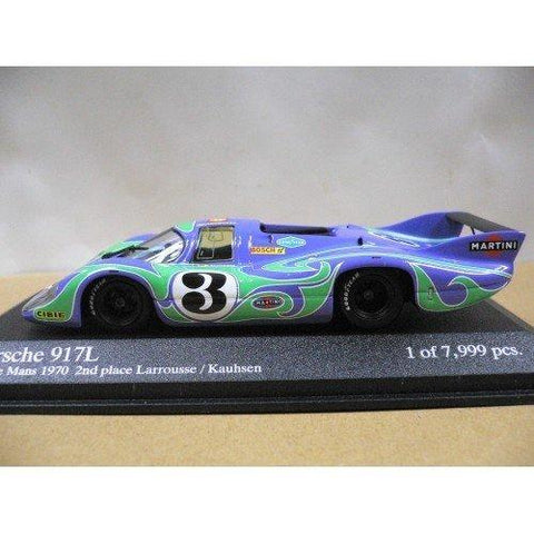 MINICHAMPS 1/43 PORSCHE 917L "Hippie" 2nd PLACE 24h Le Mans 1970 (06484) PIU123