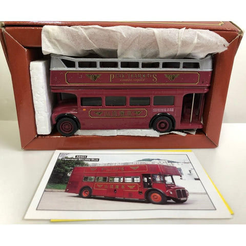 CORGI HONG KONG PEAK TRAMWAYS 山頂纜車 AEC ROUTEMASTER OPENTOP SHUTTLE BUS 324-01 (BUY-32401)
