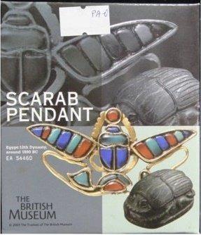 KAIYODO 大英博物館 聖甲蟲 吊墜 THE BRITISH MUSEUM NO.7 SCARAB PENDANT EA 54460 (PA-0)