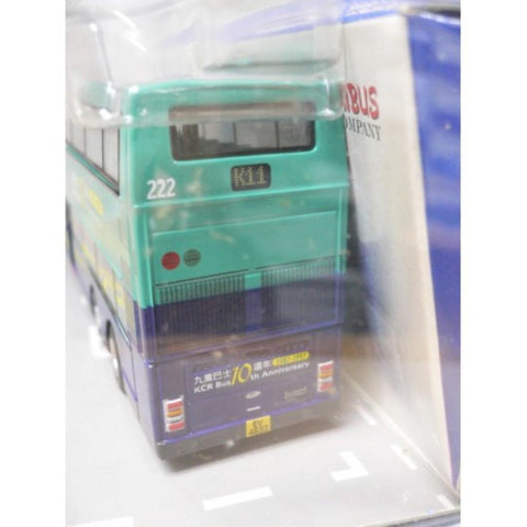 CORGI 1/76 KCR BUS 10th ANNIVERSARY 1987-1997LEVLAND OLYMPIAN 11 METRE 3 AXLE 九廣巴士10週年 空調雙層巴士 K11 沙田第一城 (43202) (Y) 店1