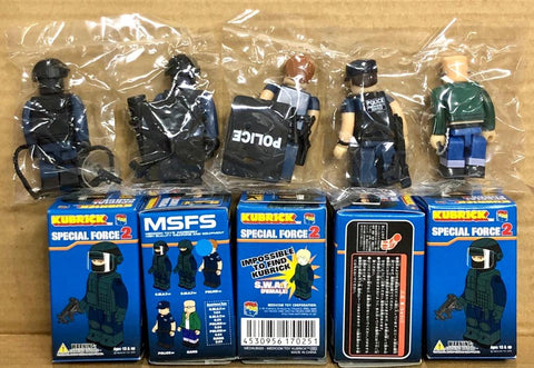 MEDICOM 17025 Kubrick SPECIAL FORCE 2 MSFS SET OF 5 (BUY-SPK)