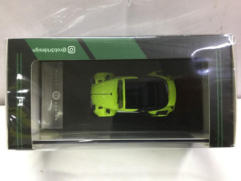INSPIRE MODEL X ROBERT DESIGN 1/64 RWB Beetle Green with black strip Diecast (LB64008F) (C1123-206)