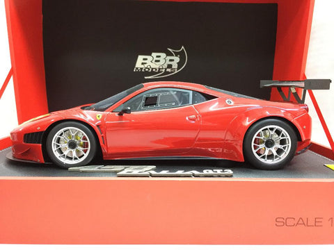 BBR 1/18 FERRARI 458 GT3 2011 Red Limited 200pcs 手辦車 (39069) (PIU600)