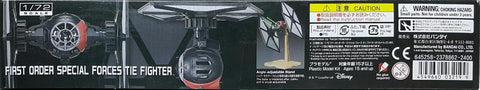 BANDAI 03219 1/72 STAR WARS THE FORCE AWAKENS FIRST ORDER SPECIAL FORCES TIE FIGHTER PLASTIC MODEL KIT 星球大戰 原力覺醒 第一軍團 特殊戰型號 鈦戰機 模型 (EPC-1078-34 / EPC-1471-34)