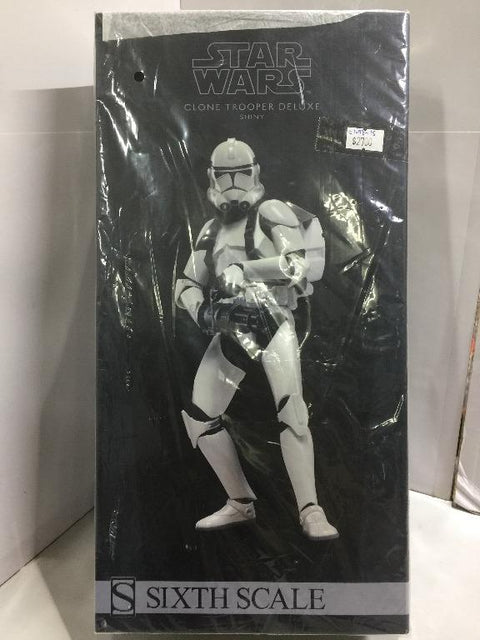 SIDESHOWS 1/6 Star Wars Clone Trooper Deluxe Shiny (22240) (C1098-15)