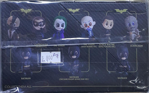 HOT TOYS 17464 迷你珍藏人偶套裝 蝙蝠俠三部曲 蝙蝠俠 俠影之謎 布魯斯韋恩 稻草人 黑夜之神 小丑 夜神起義 班恩 瑟琳娜凱爾 貓女俠 DC COMICS MINI COSBABY THE DARK KNIGHT TRILOGY BATMAN BEGINS BRUCE WAYNE SCARECROW THE DARK KNIGHT THE JOKER THE DARK KNIGHT RISES BANE CATWOMAN SELINA KYLE SET (BUY) L