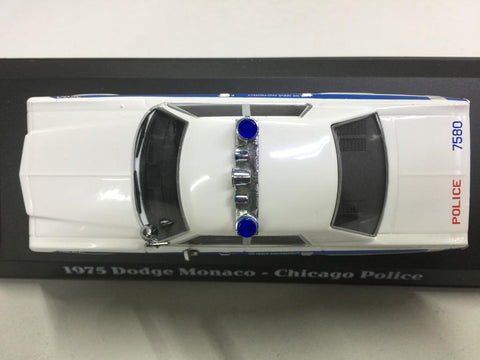 GREENLIGHT 1/43 The Blues Brothers 1975 Dodge Monaco Chicago Police 86422 (01081) (PIU30)