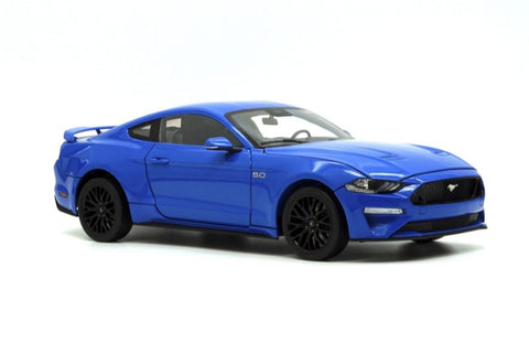 DIECAST MASTERS 1/18 FORD MUSTANG 2019 BLUE RHD (61004) (49046) (C1128-21)