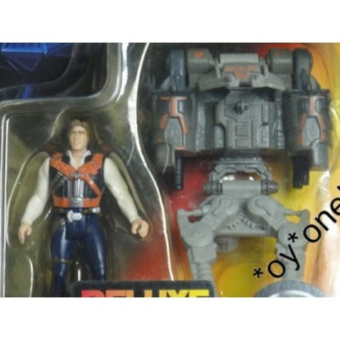 KENNER 星球大戰 STAR WARS DELUXE HAN SOLO WITH SAUGGLER FLIGHT PACK (WKG-69612)