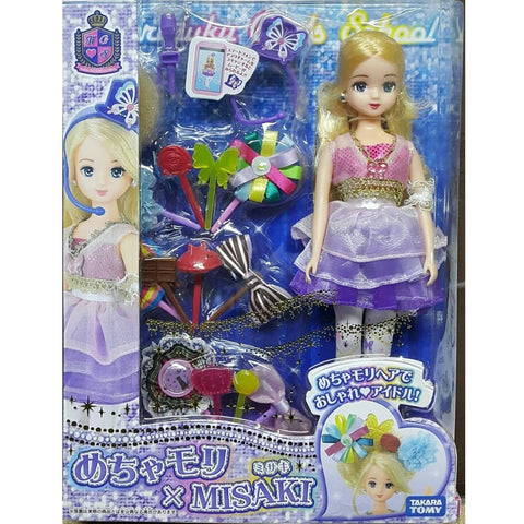 TAKARA TOMY LICCA-CHAN DOLL MECHA MORI X MISAKI HARAJUKU GIRLS SCHOOL 麗佳娃娃 原宿女子學校 80693 (EPC-388-60)
