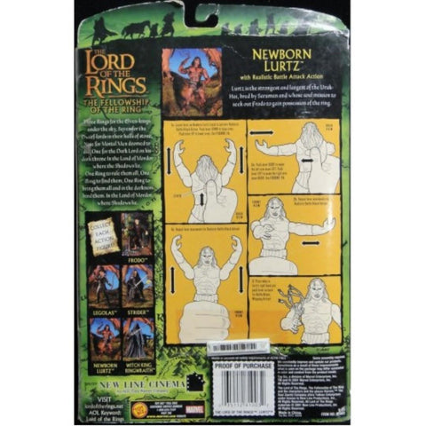 TOY BIZ 81003 魔戒首部曲 魔戒現身 新生魯茲 THE LORD OF THE RINGS THE FELLOWSHIP OF THE RING NEWBORN LURTZ (LOTR)