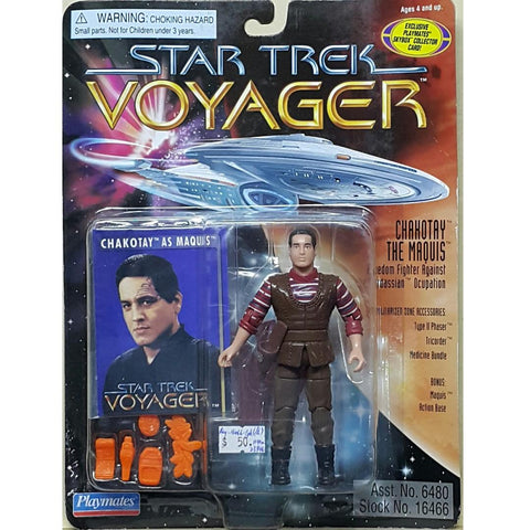 PLAYMATES STAR TREK VOYAGER CHAKOTAY THE MAQUIS 星空奇遇記 重返地球 查可泰 (BUY-16466-SPK)