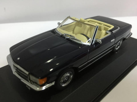 MINICHAMPS 1/43 MERCEDES 350 SL CABRIOLET 1970-80 DARK BLUE (01149) (BUY)