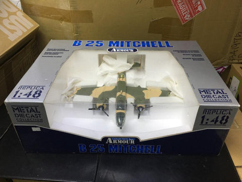 FABBRICATO DA ARMOUR COLLECTION 1/48 U.S.A.A.F. RAF WWII B25 MITCHELL 340BG-488BS (98181) (BUY)