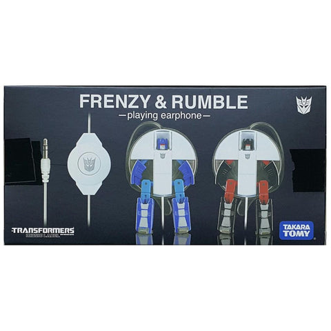 TAKARA TOMY TRANSFORMERS MUSIC LABEL FRENZY & RUMBLE PLAYING EARPHONE 變形金剛 瘋狂 雷響 耳機 (BUY-76744-SPK)