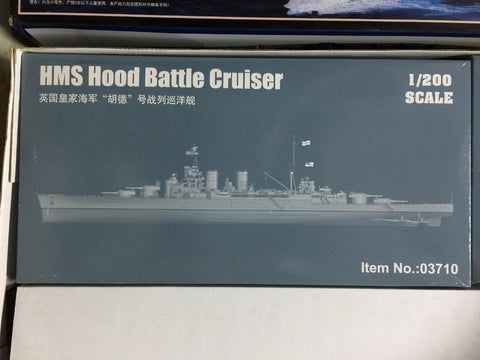 TRUMPETER 1/200 HMS HOOD BATTLE CRUISER 英國皇家海軍"胡德"號戰列巡洋艦 (03710) (C1037-24)