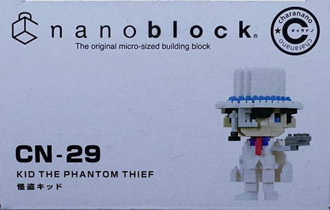 KAWADA 21916 名偵探柯南 怪盜基德 NANOBLOCK CHARANANO CN-29 DETECTIVE CONAN KID THE PHANTOM THIEF (EPC-2211-34) 存
