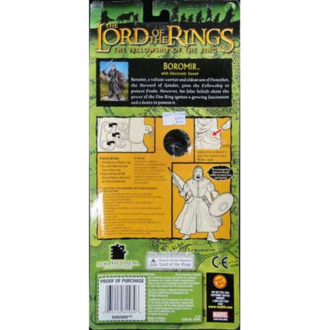 TOY BIZ 81584 魔戒首部曲 魔戒現身 波羅莫 辛般 THE LORD OF THE RINGS THE FELLOWSHIP OF THE RING BOROMIR WITH ELECTRONIC SOUND SEAN BEAN b5644140 (LOTR)
