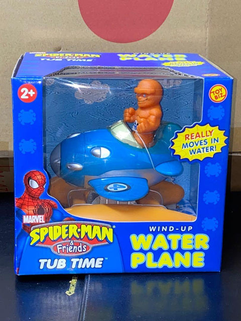 TOYBIZ MARVEL SPIDER-MAN & FRIENDS TUB TIME WIND-UP WATER PLANE - THING (LOTR-70309)