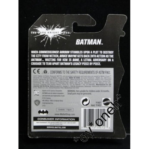 MATTEL 蝙蝠俠 DC BATMAN DARK KNIGHT RISES 19412 (PIU/KW59-15)