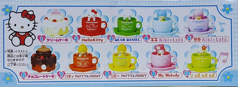 BANDAI 25574 人物列車系列 三麗鷗巡遊 第二彈 忌廉蛋糕 吉蒂貓 丹尼爾 雙星仙子 雙子星 朱古力蛋糕 帕蒂 吉米 美樂蒂 花小兔 扭蛋套裝 CHARACTER TRAIN SERIES SANRIO PARADE 2 CREAM CAKE HELLO KITTY DEAR DANIEL LITTLE TWIN STARS KIKI LALA CHOCOLATE CAKE PATTY JIMMY MY MELODY USAHANA SET (BUY-CW) L