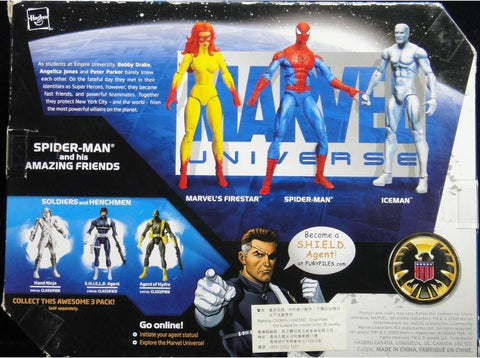 HASBRO 蜘蛛俠 MARVEL SPIDER-MANMARVELS FIRESTAR ICEMAN 43379 (BUY)