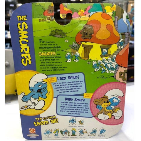 JAKKS PACIFIC THE SMURFS LAZY SMURF AND BABY SMURF MINI FIGURE 藍精靈 爛瞓豬 精靈BB 迷你公仔 21765