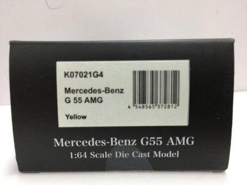KYOSHO 1/64 MERCEDES-BENZ G55 AMG YELLOW (K07021G4) (37281) (C1123-125A)