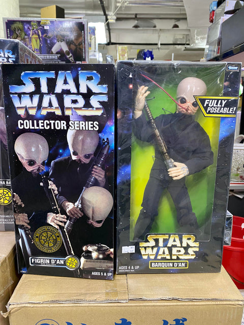 C1006-315 KENNER 1/6 FIGURE SET OF 7 STAR WARS COLLECTOR SERIES CANTINA BAND