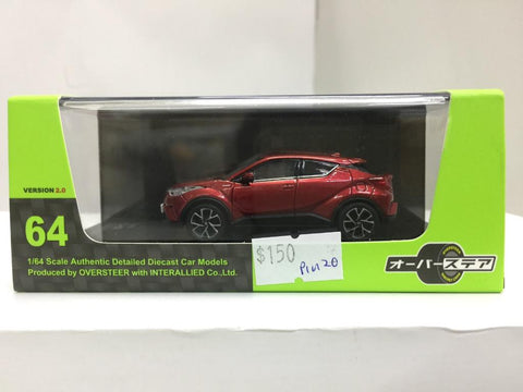 INTERALLIED 1/64 TOYOTA C-HR 2017 RED (OS64014RE) (83096) (PIU20)