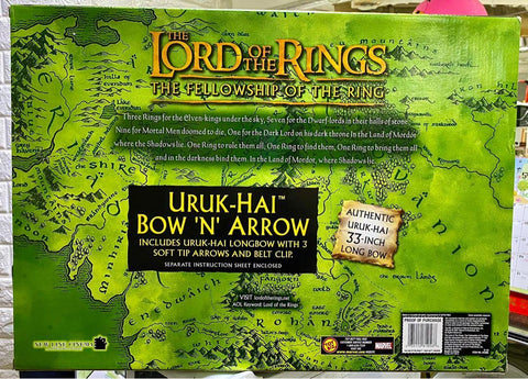 TOY BIZ 81056 魔戒首部曲 魔戒現身 強獸人 弓箭玩具套裝 THE LORD OF THE RINGS THE FELLOWSHIP OF THE RING URUK-HAI BOW AND ARROW SET (LOTR 店/SA) 特價發售