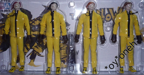 1:12 3A (THREE A) THE YELLOW HORNETS TOMORROW KING (TK) SET OF 4 MINI FIGURES b20384139
