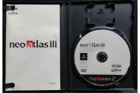 SONY SCEI PS2 ARTDINK FLIPFLOP NEO ATLAS III 新圖譜3 遊戲日版 SLPS25016 (BUY-10062)