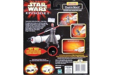 HASBRO STAR WARS DELUXE DARTH MAUL LIGHTSABER HANDLE TRIGGERS BATTLE (WKG-84144)