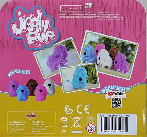 EOLO 20340 搖頭擺尾汪星人 地拖狗 粉紅色 JIGGLY PUP PINK WALKING DOG (EPC-2269-32 L)