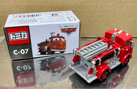 TAKARA TOMY TOMICA CARS 反斗車王 C-07 消防車 小紅 FIRE ENGINES RED (PIU-22店）