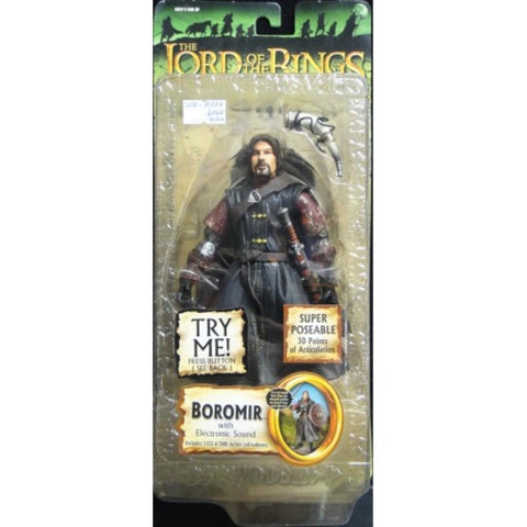 TOY BIZ 81584 魔戒首部曲 魔戒現身 波羅莫 辛般 THE LORD OF THE RINGS THE FELLOWSHIP OF THE RING BOROMIR WITH ELECTRONIC SOUND SEAN BEAN b5644140 (LOTR)