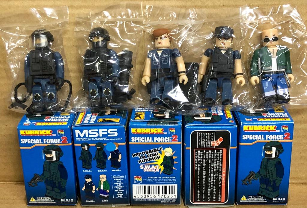 MEDICOM 17025 Kubrick SPECIAL FORCE 2 MSFS SET OF 5 (BUY-SPK)– TOYZONE