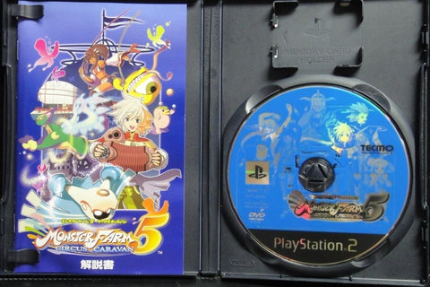SONY PS2 TECMO MONSTER FARM 5 CIRCUS CARAVAN 怪物農場5 馬戲團商隊 日版 SLPS25585 (BUY-80028)