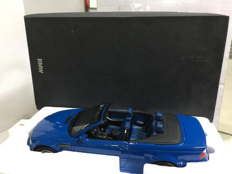 ***HOLD***KYOSHO 1/18 BMW M3 CONVERTIBLE BLUE (80430024432) (BUY)